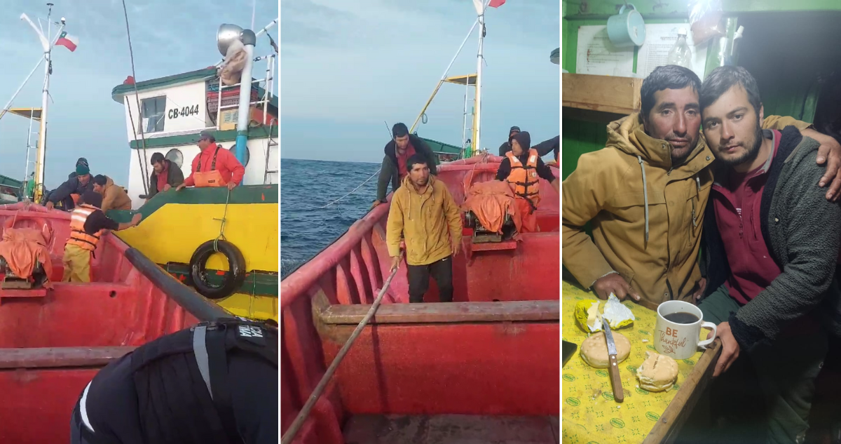 Encuentran con vida a pescadores, padre e hijo, desaparecidos hace una semana en Isla Santa María