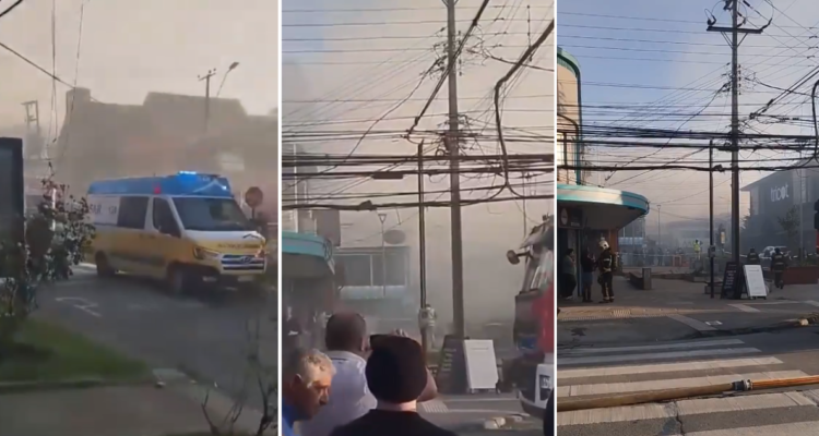 Incendio obliga a evacuar a clientes y trabajadores de restaurante “Las Buenas Brasas” en Puerto Varas