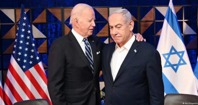 Joe Biden y Benjamin Netanyahu