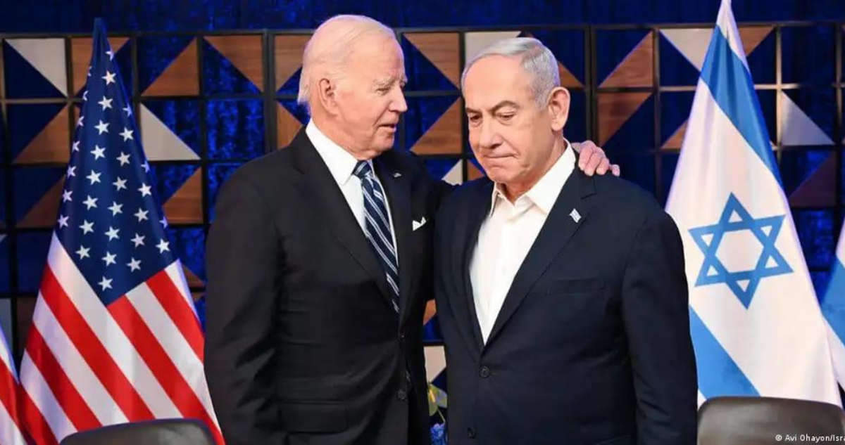 Joe Biden y Benjamin Netanyahu