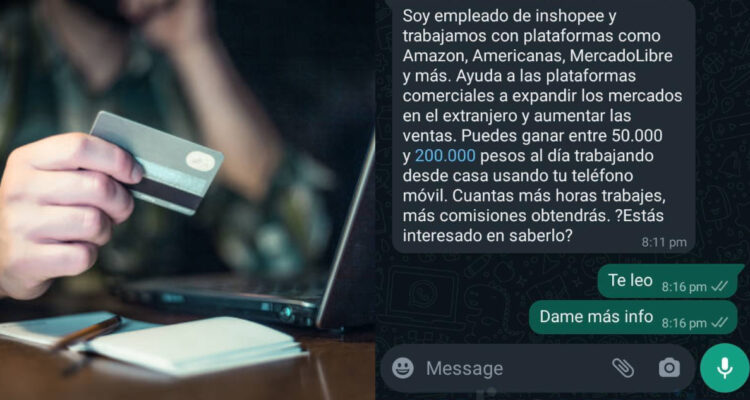 Alertan por nueva estafa en Instagram y WhatsApp: contactan a víctimas y ofrecen ganar “dinero extra”