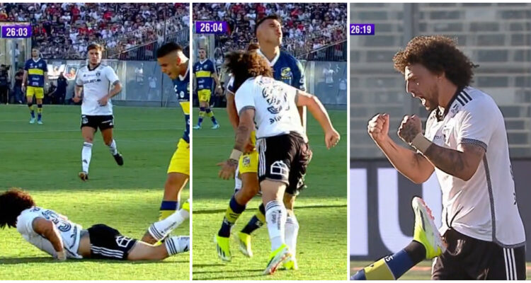 expulsión Maximiliano Falcón Colo Colo Everton