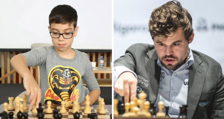 Niño argentino Facundo Oro derrotó al gran maestro Magnus Carlsen.