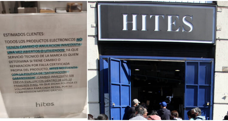 “Confunde” a clientes: El cartel que pegó Hites en una tienda y que generó alerta en el Sernac