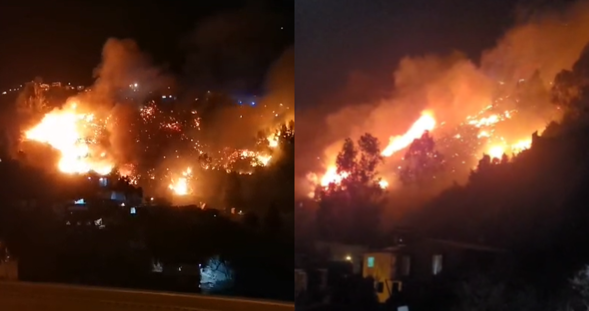 Incendio Cerro Cordillera