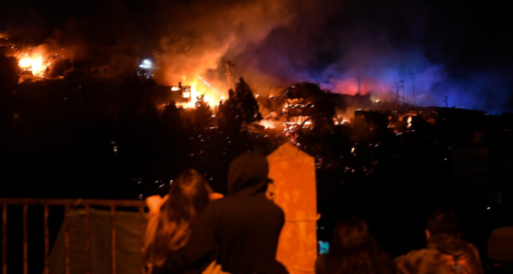 Video incendio valparaíso