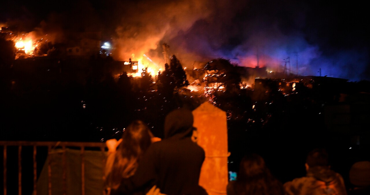 Video incendio valparaíso