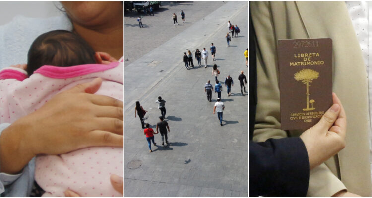 Nuevas estadísticas INE: destaca nacimientos de hijos de extranjeras y chilenos se casan a edad madura