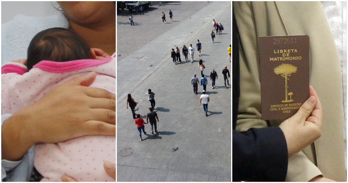 Nuevas estadísticas INE: destaca nacimientos de hijos de extranjeras y chilenos se casan a edad madura