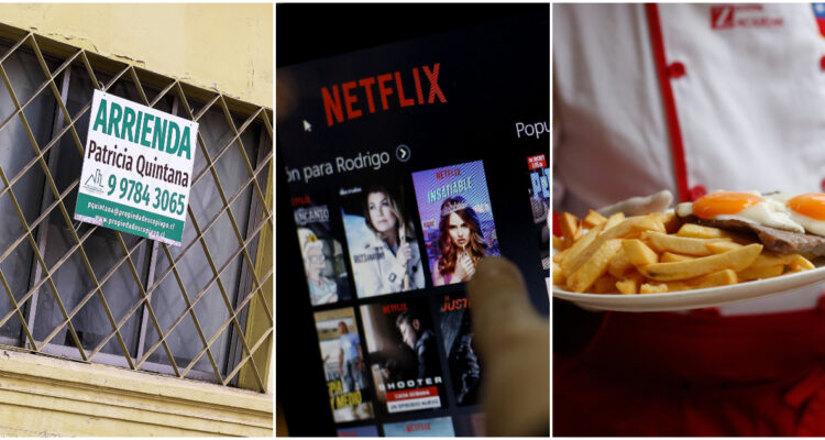 Costo de vida registró alza en febrero: suben arriendos y suscripción a plataformas, bajan las papas