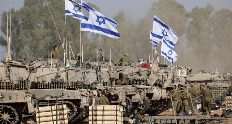 imagen contexto del ejército israelí en la frontera con gaza, imagen del 1 de enero de 2024