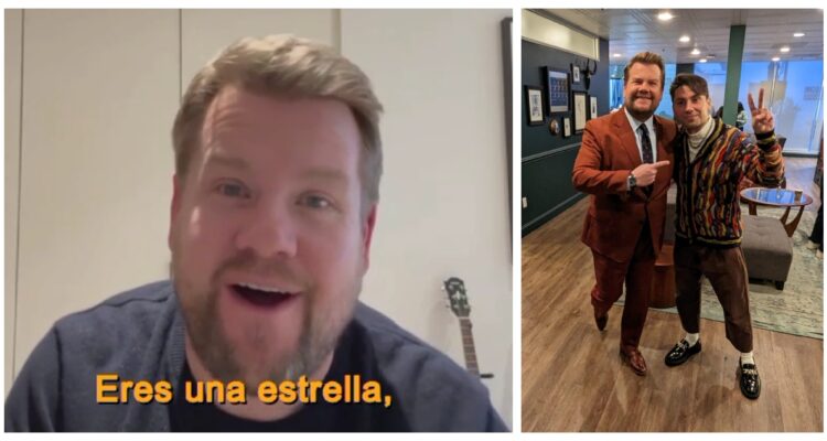James Corden envió un entusiasta y emocional mensaje a su amigo, el humorista Fabrizio Copano previo al estreno de “El Antídoto”.