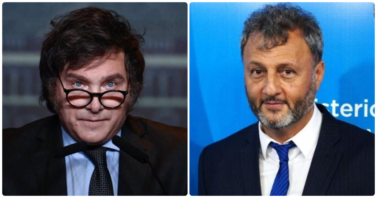 Javier Milei y Omar Yasín