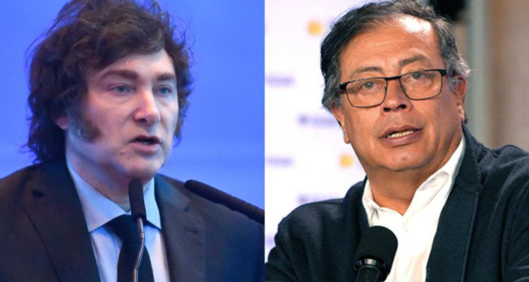 javier Milei y Gustavo Petro