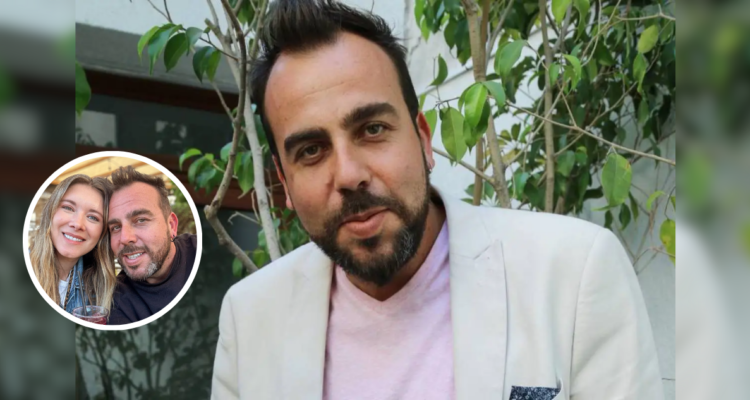 Francisco Kaminski junto a su ex pareja, Carla Jara en referencia a su separación