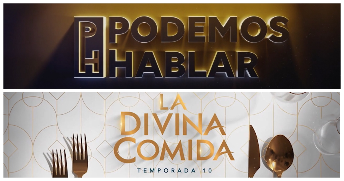 “La Divina Comida” y “Podemos Hablar” estrenan nuevas temporadas: Estos serán sus invitados
