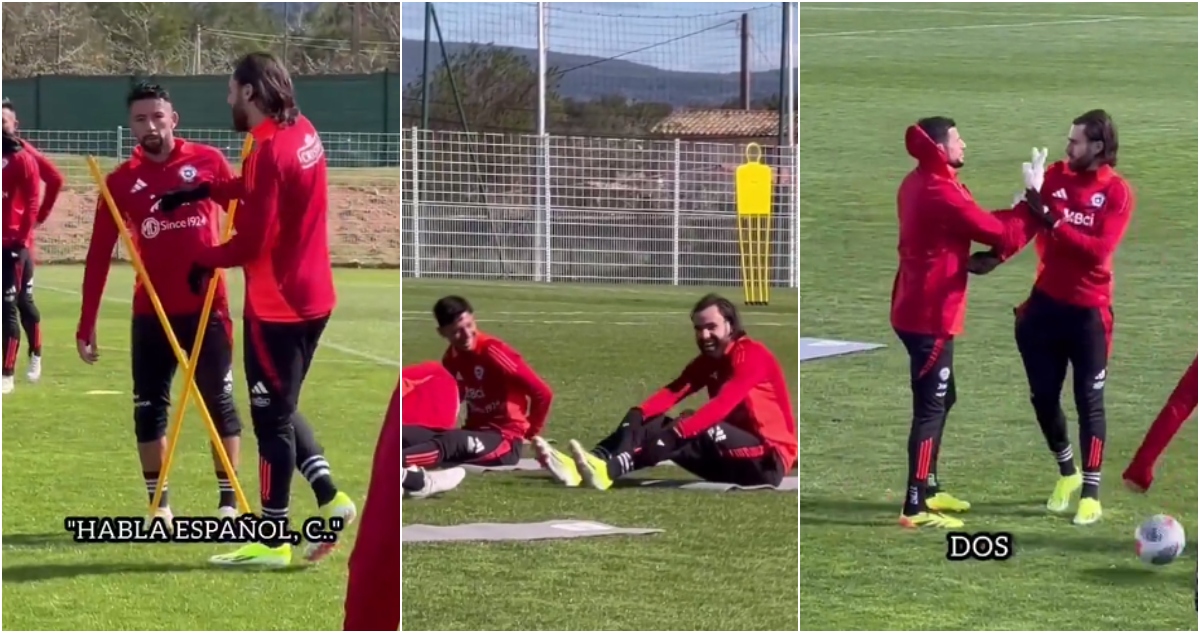 Bromas a Ben Brereton en práctica de La Roja