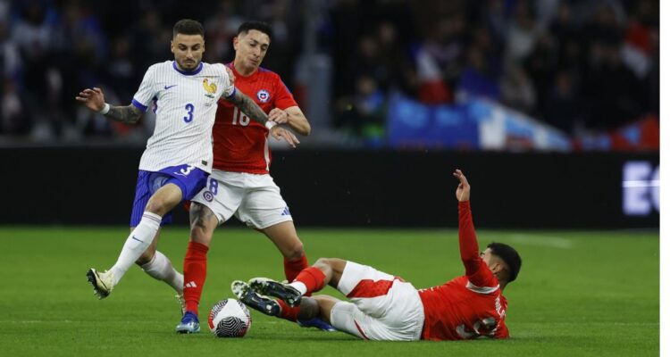 La Roja le dio una dura pelea a Francia, actual subcampeón del Mundo