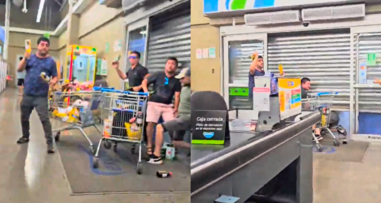 Viralizan violento video en Líder de Maipú