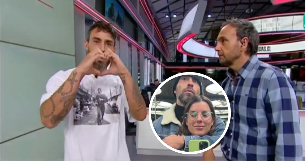 Jorge Valdivia en Meganoticias Alerta en referencia a saludo a Maite Orsini, quien aparece en la miniatura