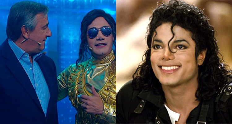 Personaje Maikel Pérez Jackson en MCC (Izquierda) y el artista estadounidense (derecha)