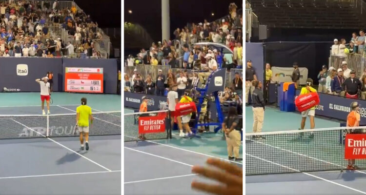 Nicolás Jarry provocó el show de Thiago Seyboth Wild en Miami.