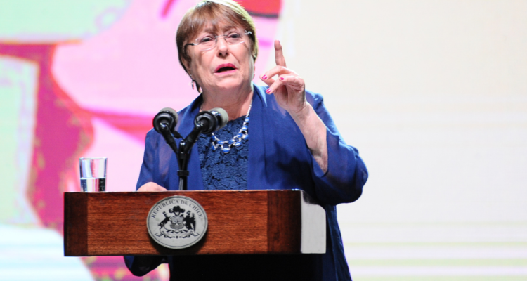 Michelle Bachelet en el 8M: “La violencia contra las mujeres y las niñas sigue siendo una pandemia”