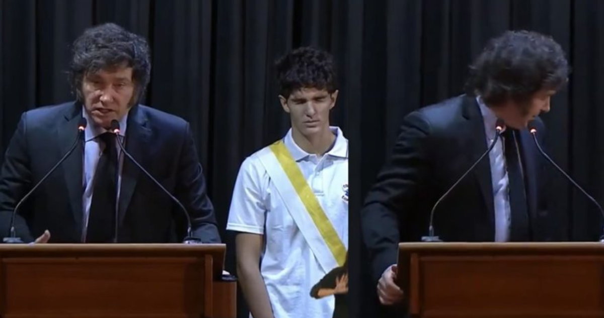 Desmayos en acto de MIllei