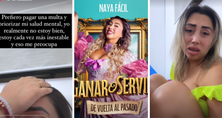 Naya Fácil se arrepiente de firmar contrato con Canal 13 y no entrará a nuevo reality: “No estoy bien”