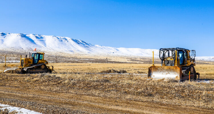 fotografía de trabajos en alrededor de la mina Thacker Pass