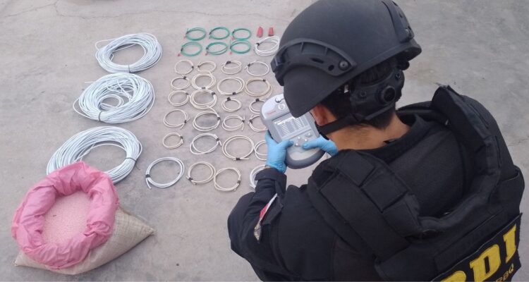 Operación Beirut: prisión preventiva para dos sujetos por tenencia ilegal de explosivos en La Higuera