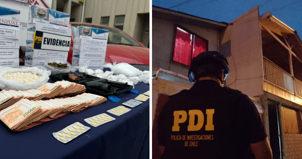 Operación Valkiria: desarticulan banda dedicada al microtráfico de drogas entre Los Vilos y Paine
