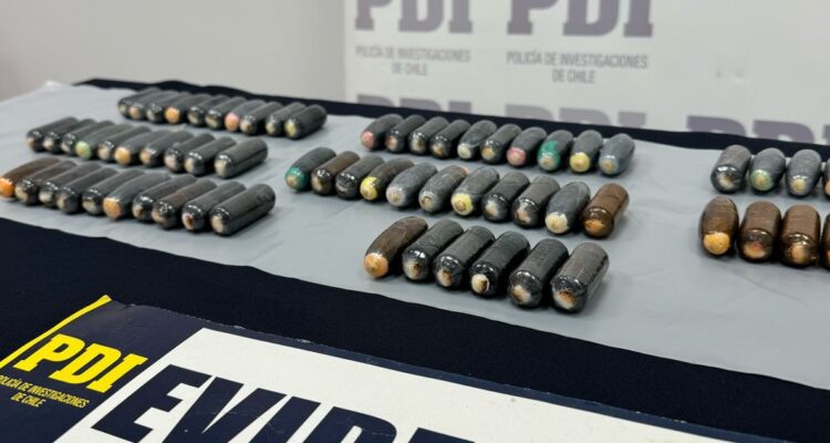 Detienen a sujeto que trasladó más de 100 ovoides con cocaína entre Iquique y Santiago