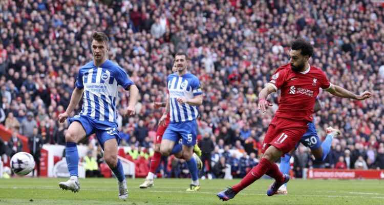 Liverpool superó al Brighton por la Premier League.