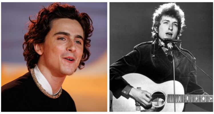 Primeras imágenes de Timothée Chalamet como Bob Dylan en nueva biopic sobre el cantante