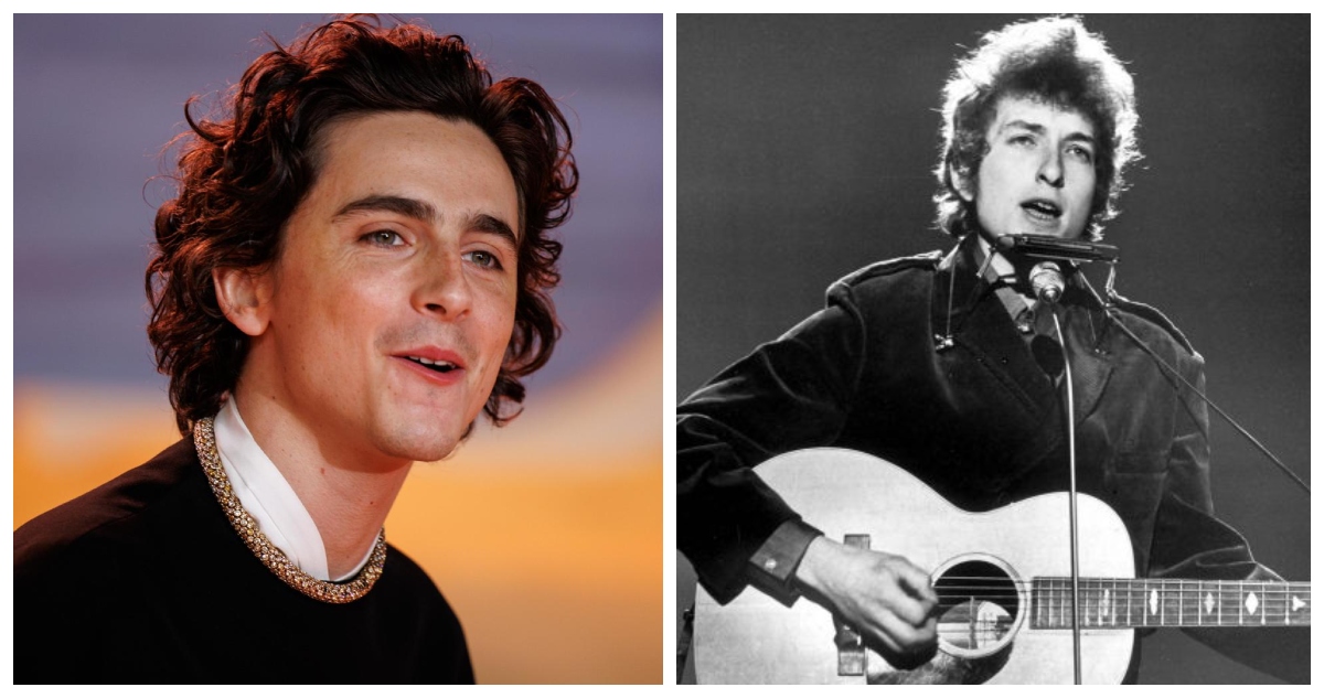 Primeras imágenes de Timothée Chalamet como Bob Dylan en nueva biopic sobre el cantante