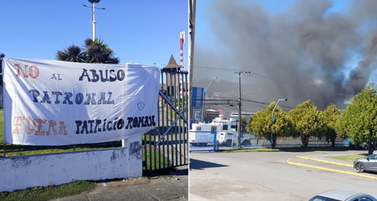 Manifestación por política antidroga mantiene cerrado puerto Coronel por cuarto día