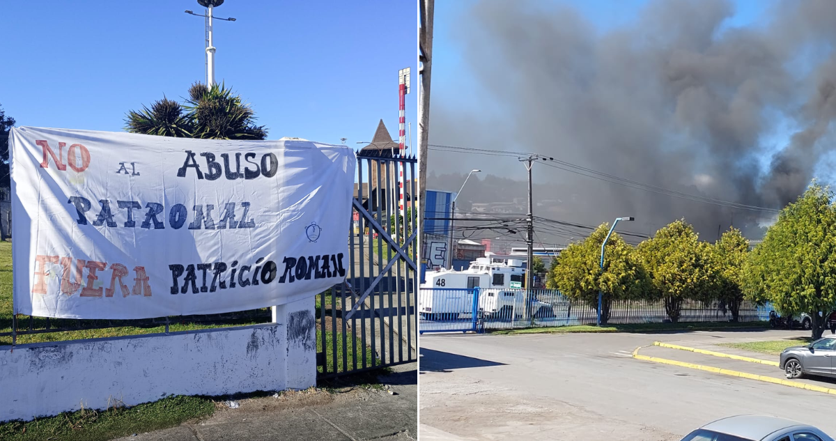 Manifestación por política antidroga mantiene cerrado puerto Coronel por cuarto día