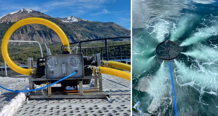 Startup chilena utiliza novedosa tecnología de “nanoburbujas” para limpiar y remediar fondos marinos