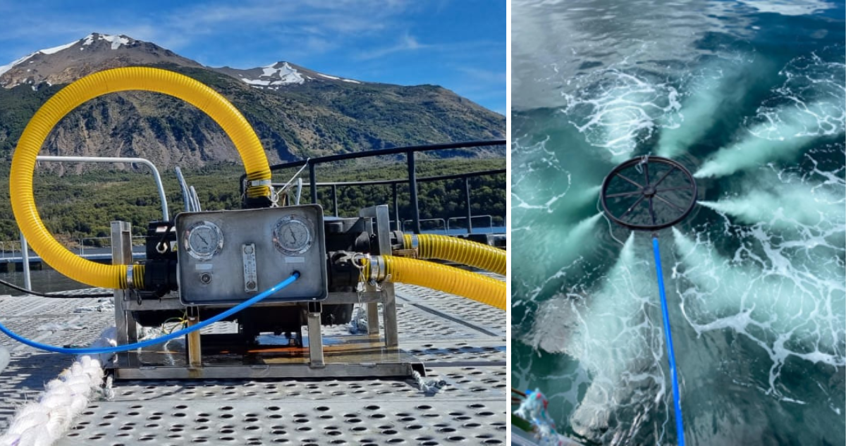 Startup chilena utiliza novedosa tecnología de “nanoburbujas” para limpiar y remediar fondos marinos