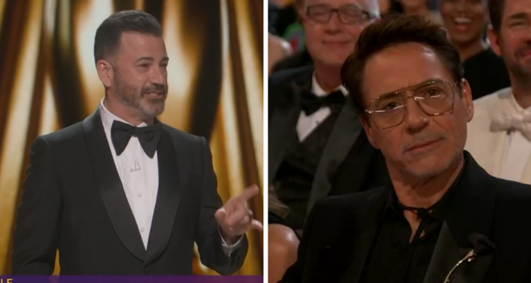 Presentador de los Oscar incomoda a Robert Downey Jr. por broma sobre las drogas y sus genitales