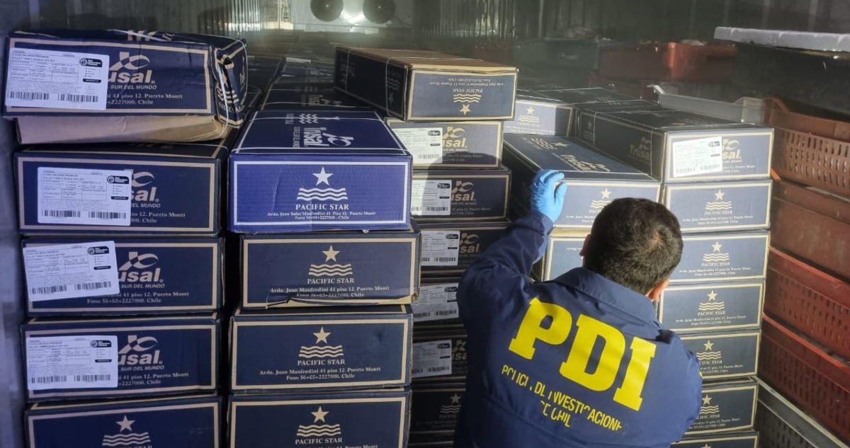 Robo de salmón en San Antonio