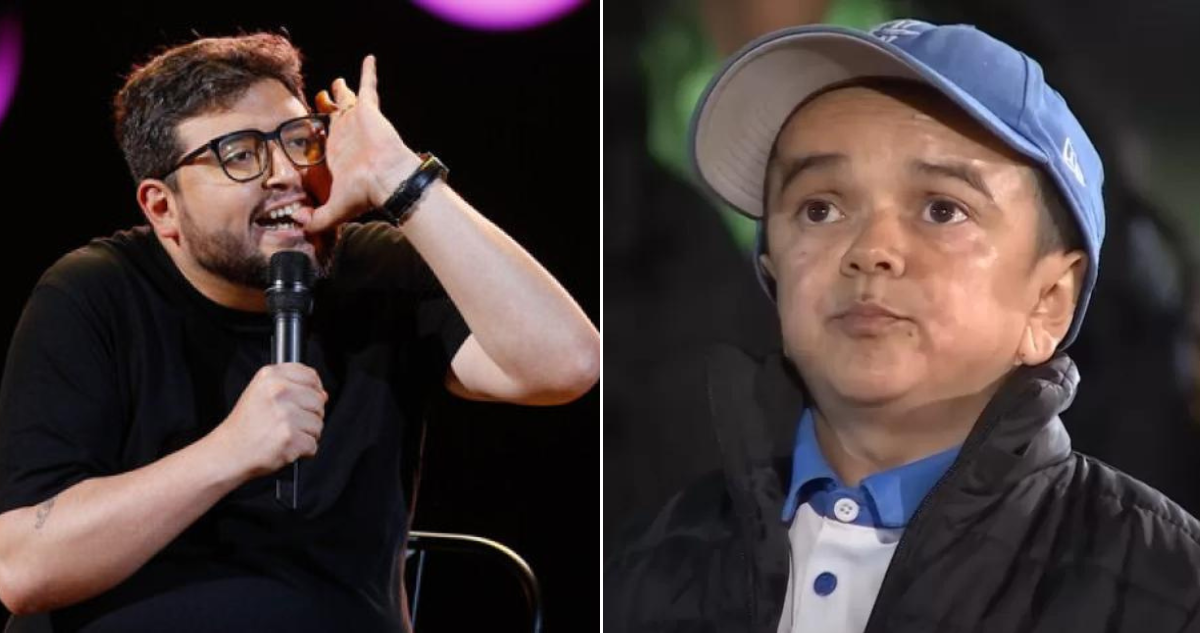 Miguelito reacciona a chiste de Slimming