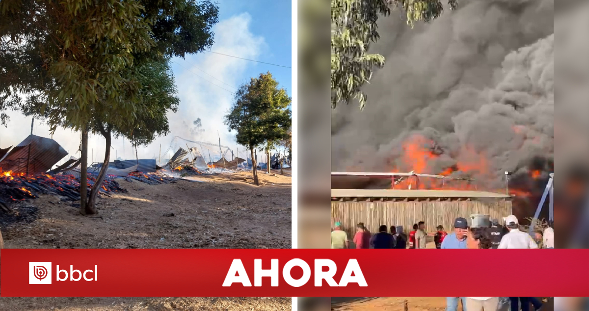 Incendio en la Fiesta de la Vendimia de Marchigüe