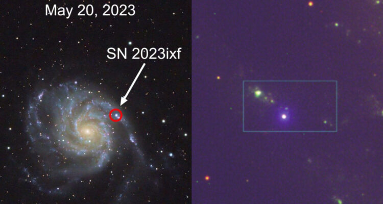 Astrónomos obtienen el retrato más completo jamás visto de una supernova que explotó en 2023