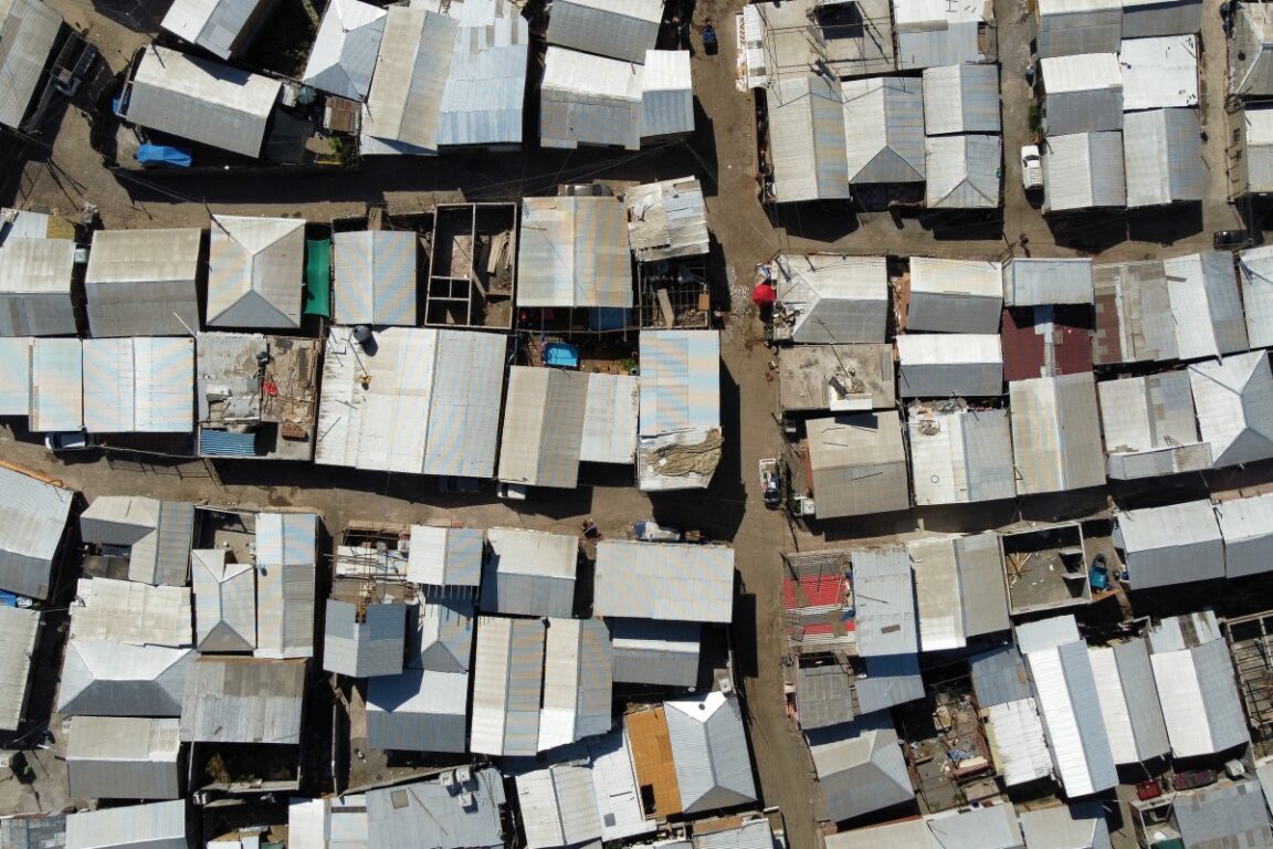 Así se ve desde el aire la toma Nuevo Amanecer: la investigan por presunto cementerio clandestino