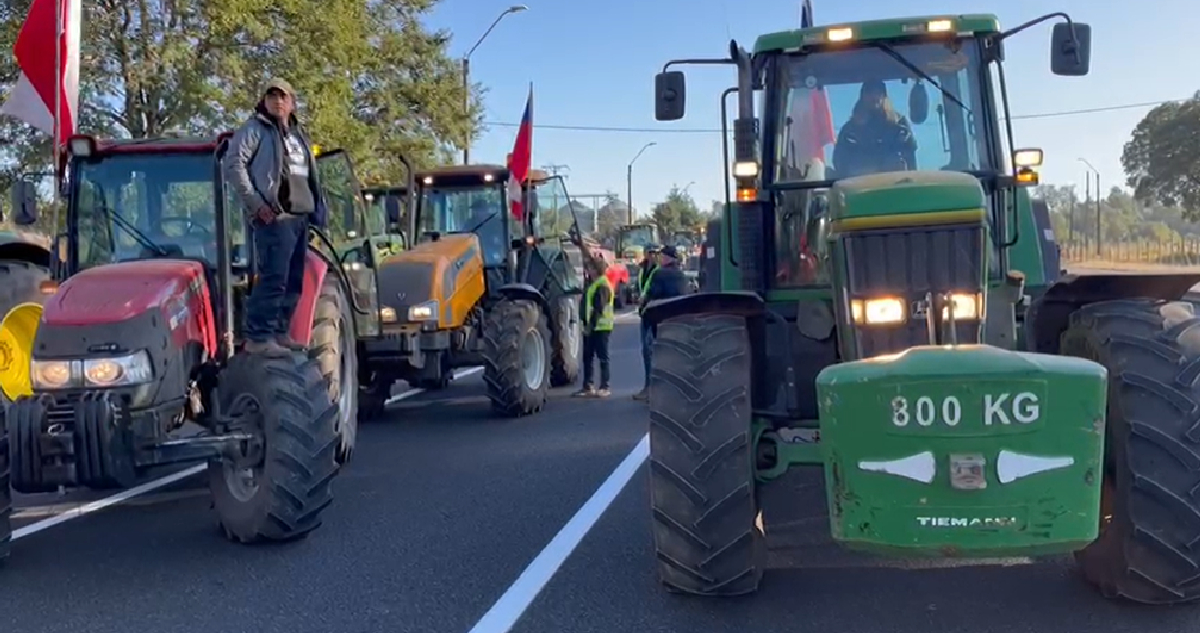 imagen de agricultores movilizados