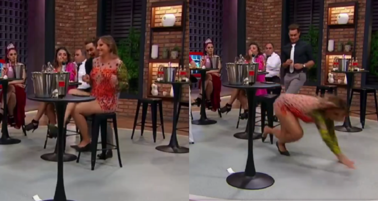 Caida en final de Top Chef de Trinidad Cerda