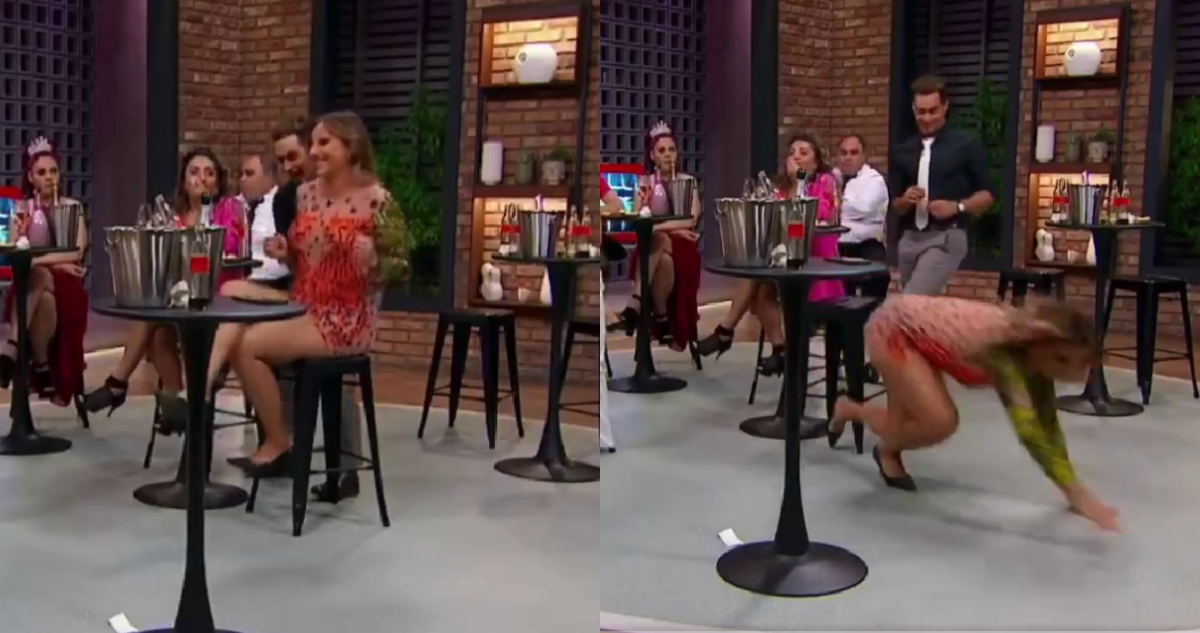 Caida en final de Top Chef de Trinidad Cerda