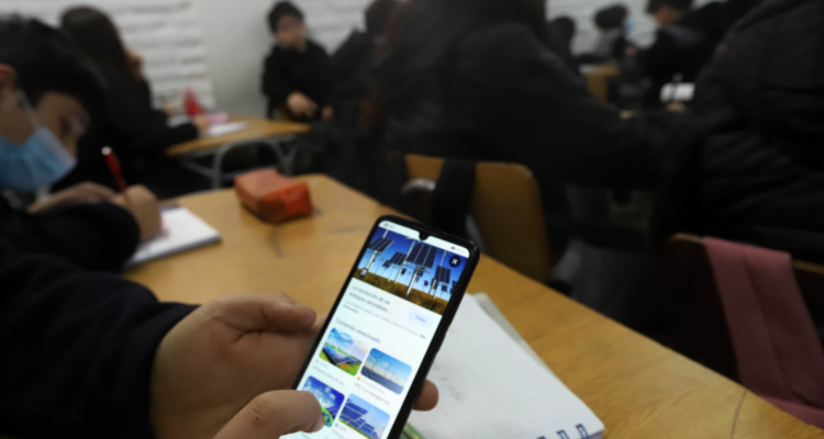 uso de celulares establecimientos educacionales